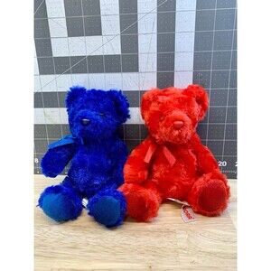 Aurora - Rainbow Bears- Red & Blue Bear Plush Bundle - 2016